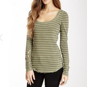 Free People Tuscaloosa Hard Candy Cuff Tee